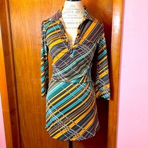 Vintage style Xdye short dress or long top